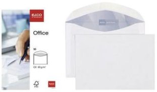 Elco Couvert Office C6 80gr gummiert ohne Fenster à 50